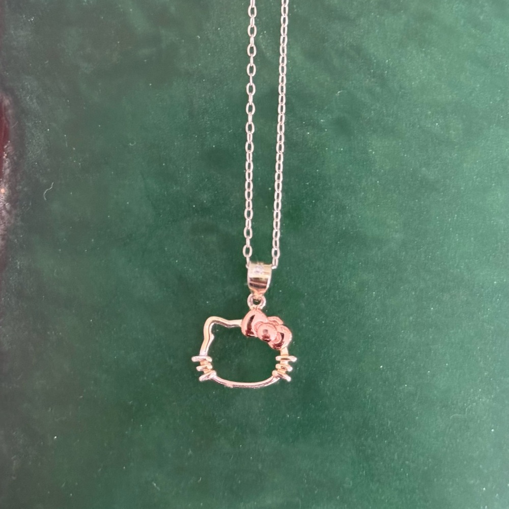 Hello Kitty Sterling Silver Necklace